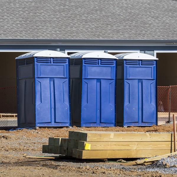 are there different sizes of portable toilets available for rent in McClure Pennsylvania